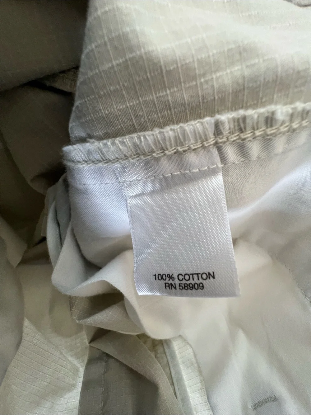 Roundtree & Yorke Casual Men’s Cotton Pants Beige Pockets Textured 32X30 👍
